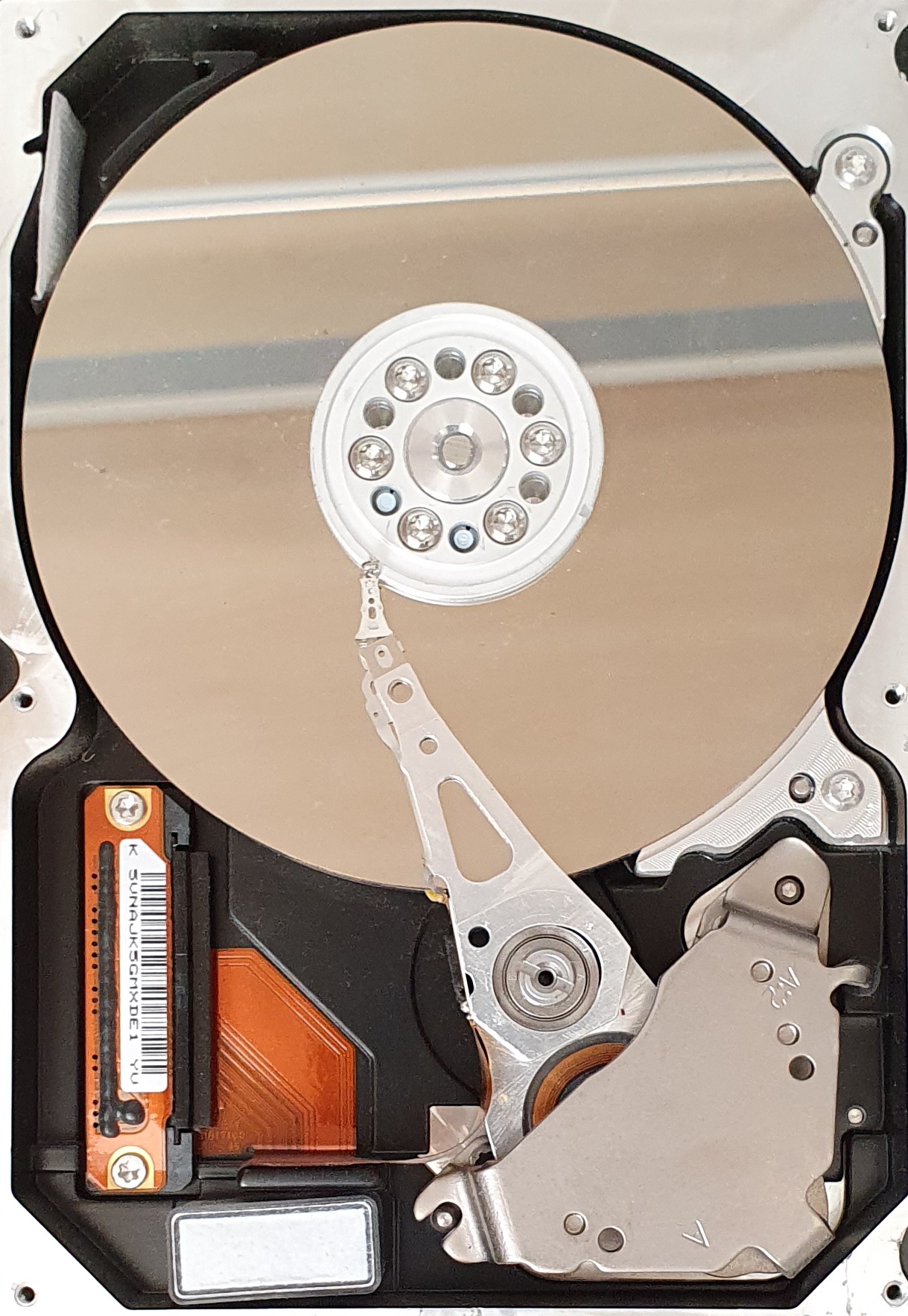 A hard disk